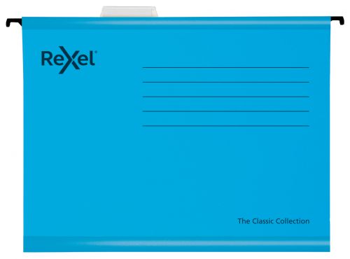 Rexel Classic A4 Suspension Files Blue 2115587 Pack 25 Fusion Office