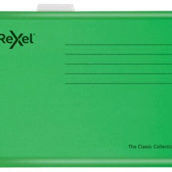 Rexel Classic Foolscap Suspension Files Green 2115591 Pack 25 Fusion Office