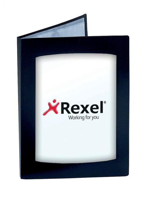 Rexel Clearview Display Book A3 24pockets Black 10405bk Fusion Office