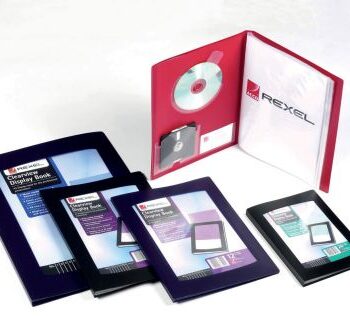 Rexel Clearview Display Book A5 24pockets Black 10410bk Fusion Office