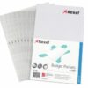 Rexel Essential Punched Pockets A4 Clear 43mic 11000 Pack 100 Fusion Office