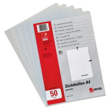 Rexel Heavy Duty Clear Cut Flush Folders A4 Glass Clear 160mic 21685090 Pack 50 Fusion Office