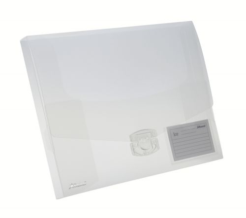 Rexel Ice Document Box 25mm A4 Clear 2102027 Pack 10 Fusion Office