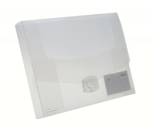 Rexel Ice Document Box 40mm A4 Clear 2102029 Pack 10 Fusion Office