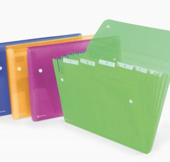 Rexel Ice Expanding Files Assorted 2102032 Pack 10 Fusion Office