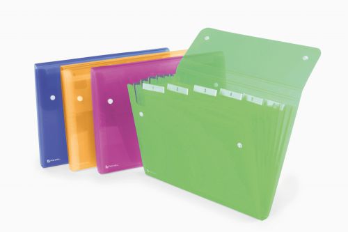 Rexel Ice Expanding Files Assorted 2102032 Pack 10 Fusion Office