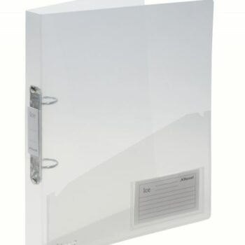 Rexel Ice Ring Binders Polypropylene Clear A4 2102045 Pack 10 Fusion Office