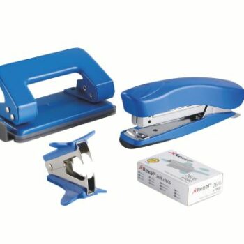 Rexel Mini Stapler Punch And Staple Extractor Set Assorted 2100069 Fusion Office