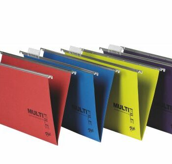 Rexel Multifile Plus Suspension Files Foolscap Assorted 92807 Pack 10 Fusion Office