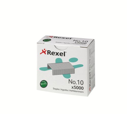 Rexel No10 Staples 45mm Staples 06005 Pack 5000 Fusion Office