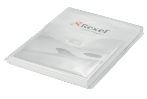 Rexel Nyrex Expanding Punched Pocket A4 2104223 Pack 5 Fusion Office