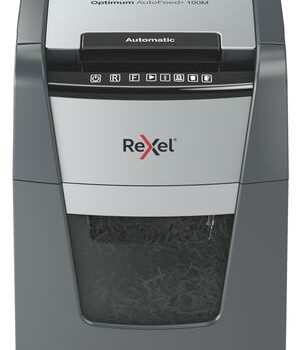 Rexel Optimum Autofeed 100m P5 Shredder Micro Cut 2020100m Fusion Office