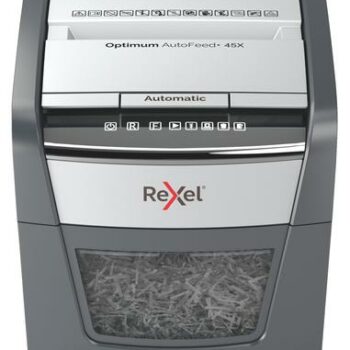 Rexel Optimum Autofeed 45x Cross Cut P4 Shredder 2020045x Fusion Office