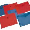 Rexel Popper Wallets A4 Red 00111311 Pack 5 Fusion Office