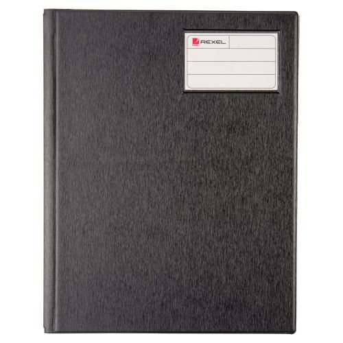 Rexel Professional Display Books A4 20pockets Black 17437bk Fusion Office
