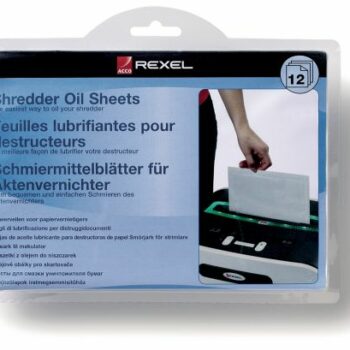 Rexel Shedder Oil Sheets 2104237 Pack 12 Fusion Office