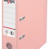 Rexel Solea Lever Arch Files Peach A4 75mm 2115532 Pack 10 Fusion Office