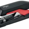 Rexel Supreme Omnipress S060 Stapler Black Red 60 Sheets 2115680 Fusion Office