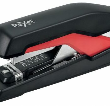 Rexel Supreme Omnipress S060 Stapler Black Red 60 Sheets 2115680 Fusion Office