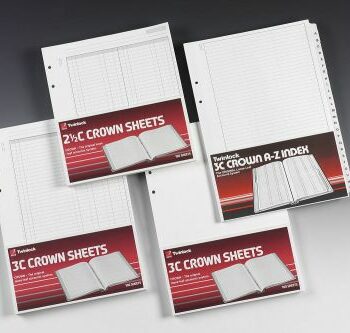 Rexel Twinlock Crown 3c Refills Plain 100 Sheets 75840 Pack 5 Fusion Office