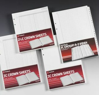 Rexel Twinlock Crown 3c Refills Treble Cash Ledger 100 Sheets 75849 Pack 5 Fusion Office