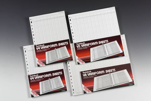 Rexel Twinlock V4 Variform 5 Column Cash Sheets 75931 Pack 75 Fusion Office
