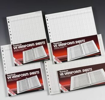 Rexel Twinlock V8 Variform 12 Column Cash Sheets 75983 Pack 75 Fusion Office