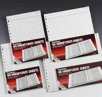 Rexel Twinlock V8 Variform 32 Column Cash 75 Sheets 75986 Pack 5 Fusion Office