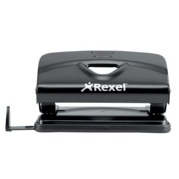 Rexel Value 210 2 Hole Punch Black 10 Sheets 2100759 Fusion Office
