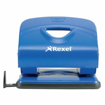 Rexel Value 220 2 Hole Punch Blue 2100762 20 Sheets Fusion Office