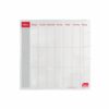 Sasco Whiteboard Weekly Planner Desktop 300x300mm 2410178 Fusion Office
