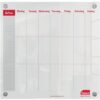 Sasco Whiteboard Weekly Planner Mounted 450x450mm 2410182 Fusion Office