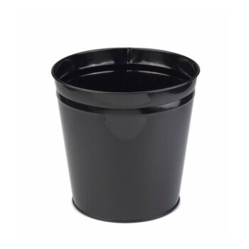Avery 635BLK Metal Waste Bins Black (15 Litres) - Pack 10