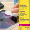 Avery L6114 20 Laser Anti Tamper A4 Labels 27 Per Page 63x30mm 20 Sheets Fusion Office