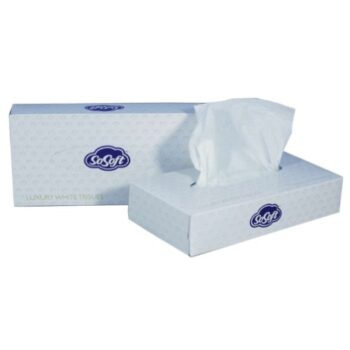 Luxury White Facial Tissues 2-Ply - 36 Boxes - Fusion Office UK
