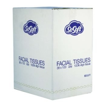 Luxury White Facial Tissues 2-Ply - 36 Boxes Outer - Fusion Office UK