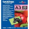 Brother Bp71ga3 Glossy A3 Photo Paper 260gsm Pack 20 Fusion Office