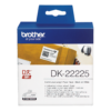 Brother Dk 22225 Black On White Paper Label Roll 38mmx3048m Dk22225 Fusion Office