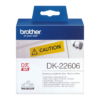 Brother Dk 22606 Black On Yellow Film Label Roll 62mmx1524m Dk22606 Fusion Office