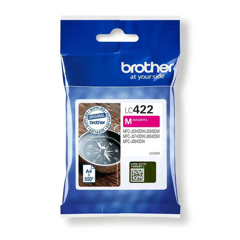 Brother Lc 422m Magenta Inkjet Cartridge Lc422m Fusion Office