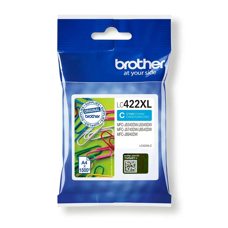 Brother Lc 422xlc Cyan Inkjet Cartridge Lc422xlc Fusion Office