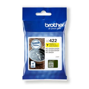 Brother Lc 422y Yellow Inkjet Cartridge Lc422y Fusion Office