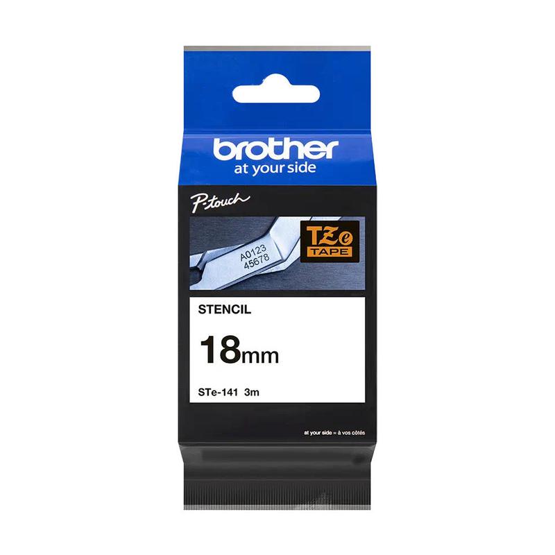 Brother Ste 141 Black Stencil Pro Tape Cassette 18mm X 3m Ste141 Fusion Office