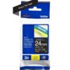 Brother Tze 355 P Touch White On Black Label Tape 24mm X 8m Tze355 Fusion Office