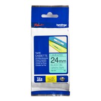 Brother Tze 751 P Touch Black On Green Label Tape 24mm X 8m Tze751 Fusion Office