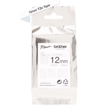 Brother Tze Cl3 P Touch Label Head Cleaning Tape 12mm Tzecl3 Fusion Office