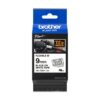 Brother Tze Fx221 P Touch Black On White Flexible Id Label Tape 9mm X 8m Tzefx221 Fusion Office