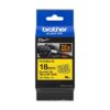 Brother Tze Fx641 P Touch Black On Yellow Flexible Id Label Tape 18mm X 8m Tzefx641 Fusion Office