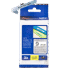 Brother Tze M921 P Touch Black On Silver Metallic Label Tape 9mm X 8m Tzem921 Fusion Office