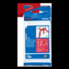 Brother Tze Rw34 P Touch Gold On Wine Red Label Tape 12mm X 4m Tzerw34 Fusion Office